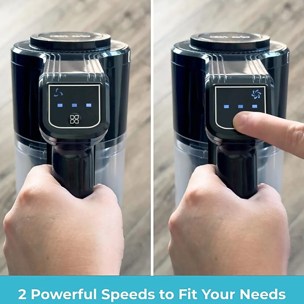 EyeVac Reach Cordless Stick Vacuum, Black, Total Qty 1