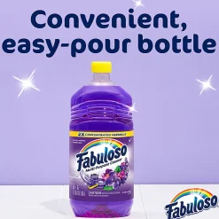Fabuloso All-Purpose Cleaner, Lavender Scent, 169 Oz, Case of 3 Bottles