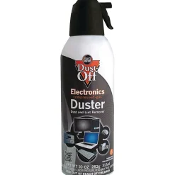 Falcon Safety Dust Off DPSXLRCP Compressed Gas, 10 Oz, Pack Of 12