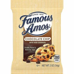 Famous Amos Chocolate Chip Cookies, 2-Oz Bag, Pack Of 42