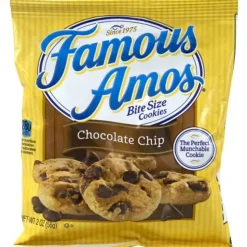 Famous Amos Chocolate Chip Cookies, 2-Oz Bag, Pack Of 42