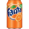 Fanta Orange, 12 Oz. Cans, Case Of 24