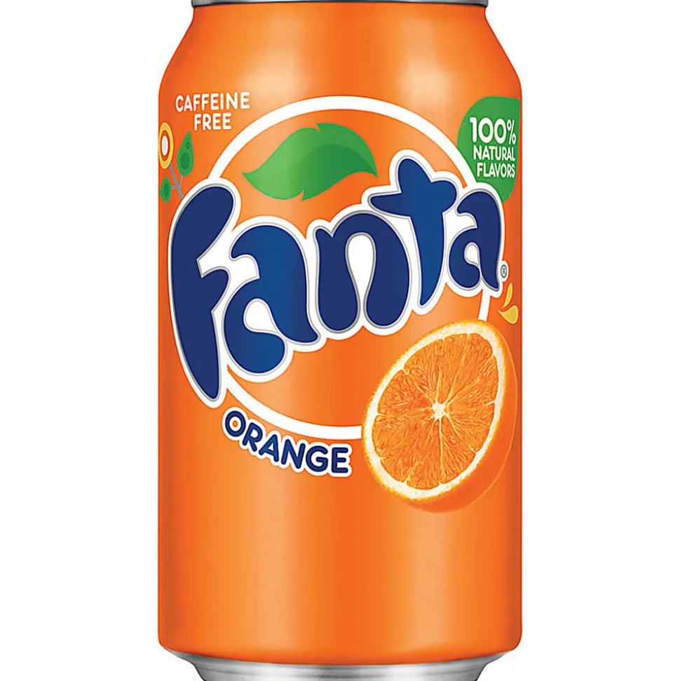 Fanta Orange, 12 Oz. Cans, Case Of 24