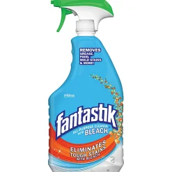Fantastik® All-Purpose Cleaner With Bleach Spray, Fresh Clean Scent, 32 Oz Bottle, Clear, Case Of 8
