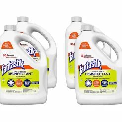 fantastik® Disinfectant Degreaser, 128 fl oz (4 quart), Fresh Scent, Disinfectant, Case of 4 - 311930CT