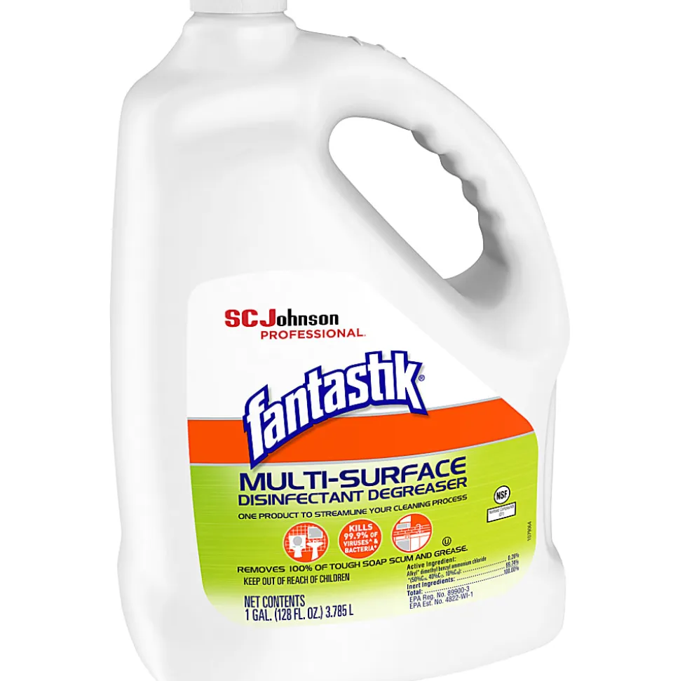 Fantastik Disinfectant Degreaser Spray, Fresh Scent, 1 Gallon