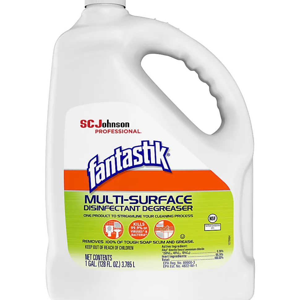 Fantastik Disinfectant Degreaser Spray, Fresh Scent, 1 Gallon