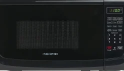Farberware Classic 0.7 Cu Ft Countertop Microwave, Black