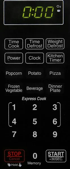 Farberware Classic 0.7 Cu Ft Countertop Microwave, Black