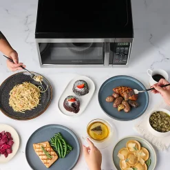Farberware Classic FMO07AHTBKJ 0.7 Cu Ft Microwave Oven, Brushed Stainless
