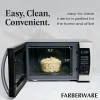 Farberware Professional 1.3 Cu Ft Countertop Microwave Oven, Stainless Steel/Black