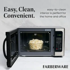 Farberware Professional Microwave And Grill Oven, 1.2 Cu. Ft., Silver