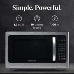 Farberware Professional Microwave And Grill Oven, 1.2 Cu. Ft., Silver