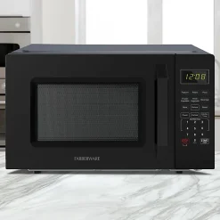 Farberware 1000W Compact Countertop Microwave Oven, 1.1 Cu. Ft., Black, Total Qty 1
