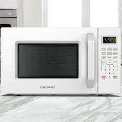 Farberware 1000W Compact Countertop Microwave Oven, 1.1 Cu. Ft., White, Total Qty 1