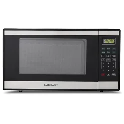 Farberware 1000W Countertop Microwave Oven, 1.1 Cu. Ft., Black/Silver, Total Qty 1