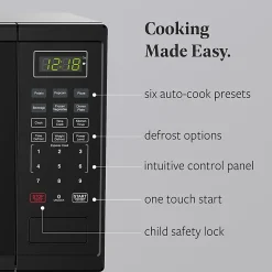 Farberware 1000W Microwave Oven, 1.1 Cu. Ft., Black, Total Qty 1