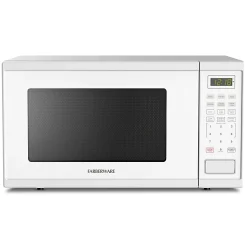 Farberware 1000W Microwave Oven, 1.1 Cu. Ft., White, Total Qty 1
