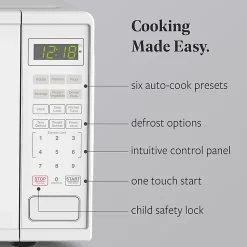 Farberware 900W Microwave Oven, 0.9 Cu. Ft., White, Total Qty 1