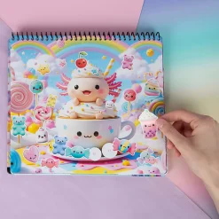 Fashion Angels Chill Axolotl Coloring & Collage Poster Set, Total Qty 1