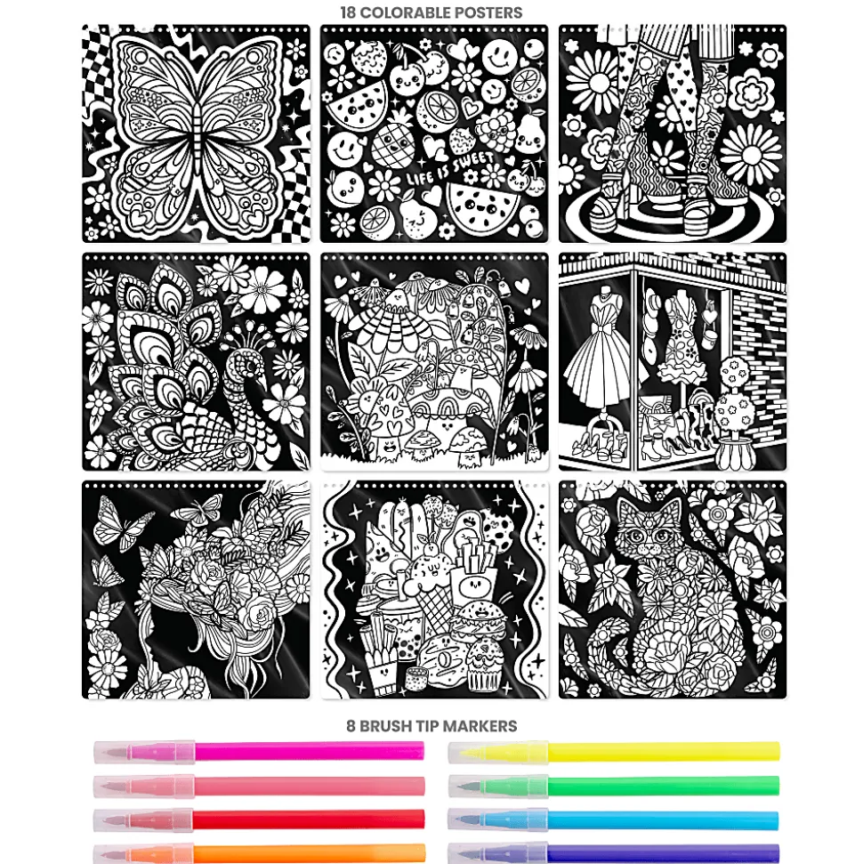 Fashion Angels Color Pop Poster Set, Total Qty 1