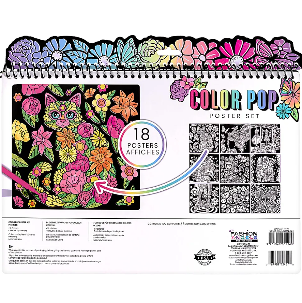 Fashion Angels Color Pop Poster Set, Total Qty 1