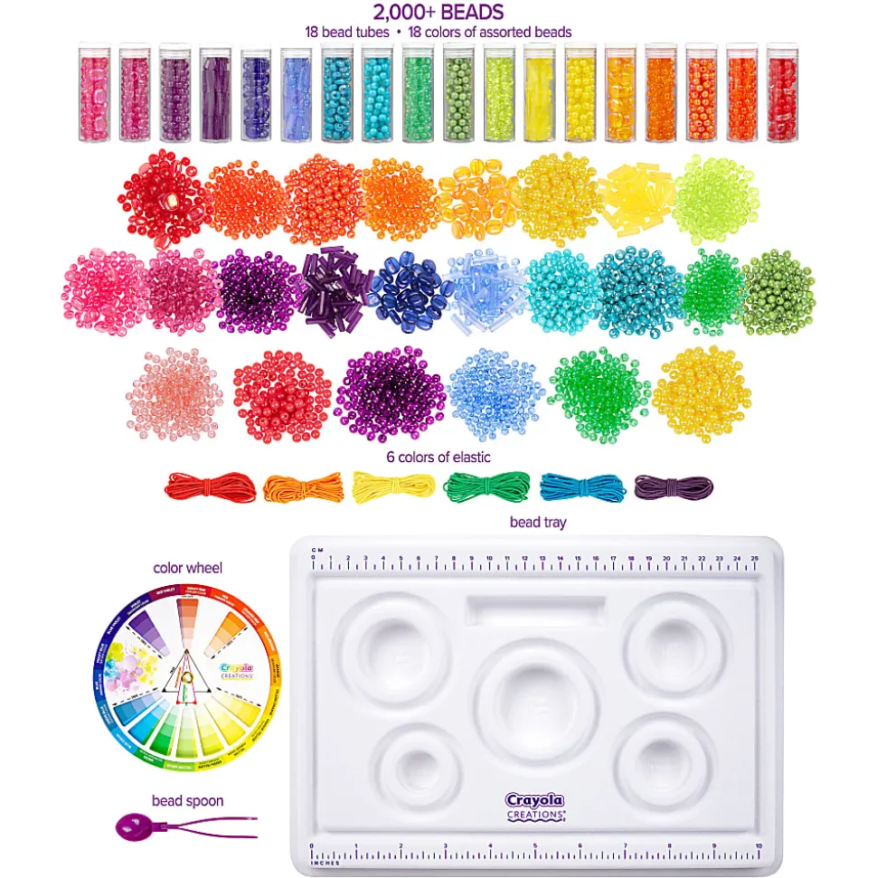 Fashion Angels Crayola Creations Color Theory Bead Set