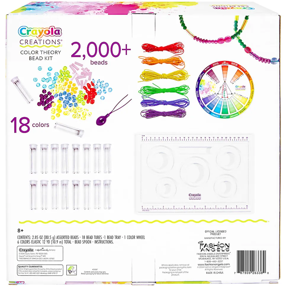 Fashion Angels Crayola Creations Color Theory Bead Set