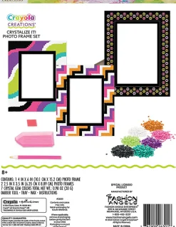 Fashion Angels Crayola Creations Crystalize It! Photo Frame Set