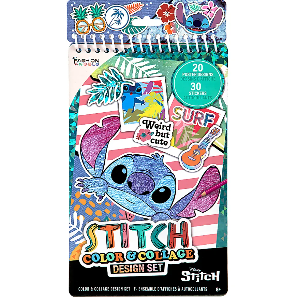 Fashion Angels Disney Stitch Color & Collage Design Set