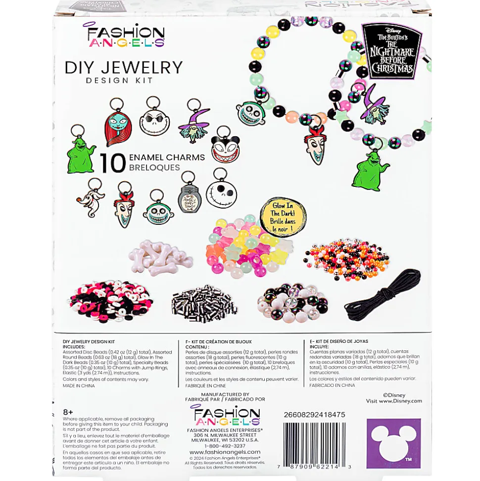 Fashion Angels Disney Tim Burton's The Nightmare Before Christmas Sweet & Scary Jewelry Kit