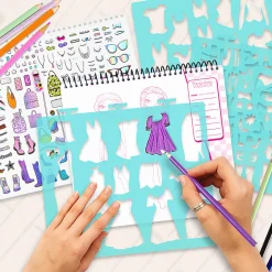 Fashion Angels Fashion Design Sketch Portfolio, 30 Pages
