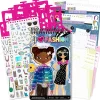 Fashion Angels Fashion Design Sketch Set, Set Of 139 Pieces