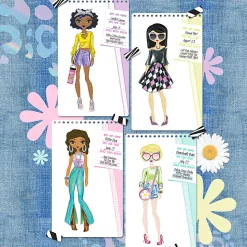Fashion Angels Fashion Design Sketch Set, Set Of 139 Pieces
