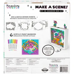 Fashion Angles Make A Scene DIY Shadow Box Kit, Kit Of 16 Pieces