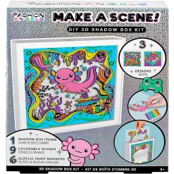 Fashion Angles Make A Scene DIY Shadow Box Kit, Kit Of 16 Pieces