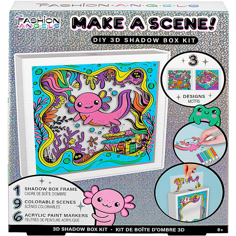 Fashion Angles Make A Scene DIY Shadow Box Kit, Kit Of 16 Pieces