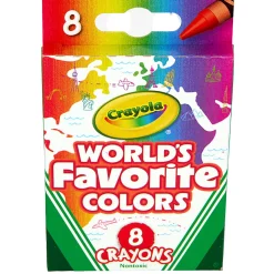 Features the top 8 of the World's Favorite Colors!