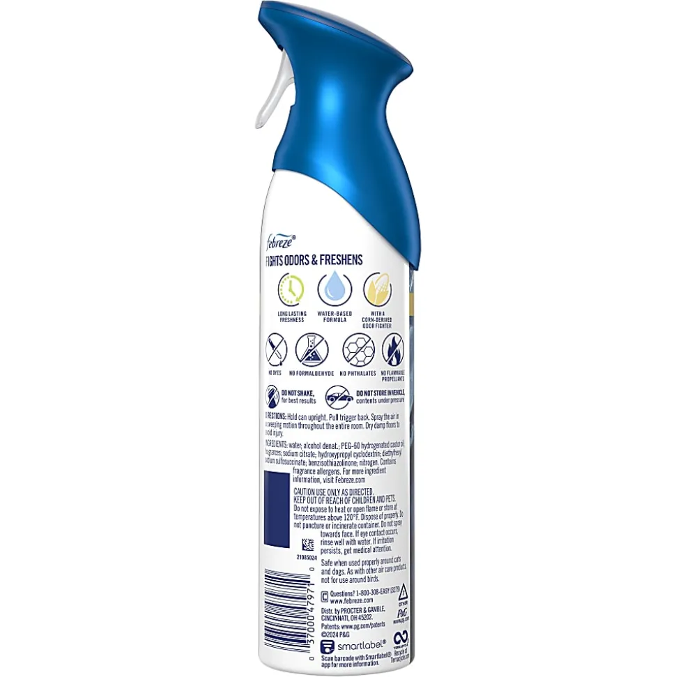 Febreze Odor-Fighting Air Freshener Room Spray, Ocean, 8.8 Oz