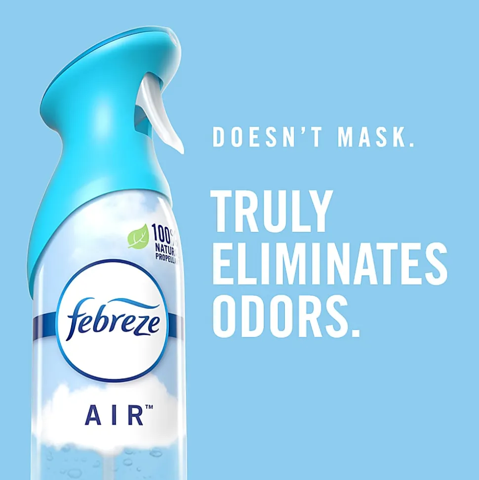 Febreze® Odor-Fighting Air Fresheners, Linen Sky™, 8.8 Oz, Carton Of 6 Fresheners