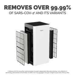 Fellowes® AeraMax® SV HEPA Air Purifier, 1,500 Sq. Ft. Coverage, 31-1/8