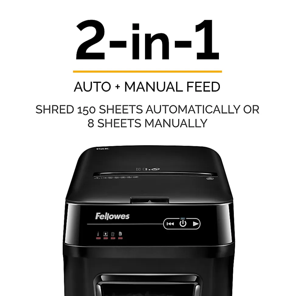 Fellowes© AutoMax™ 150C Auto-Feed Shredder