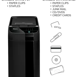 Fellowes® AutoMax™ 350C 350 Sheet Cross-Cut Shredder, 4964001
