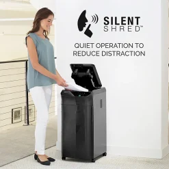 Fellowes® AutoMax™ 600M Auto Feed Micro-Cut 600 Sheet Shredder, Black