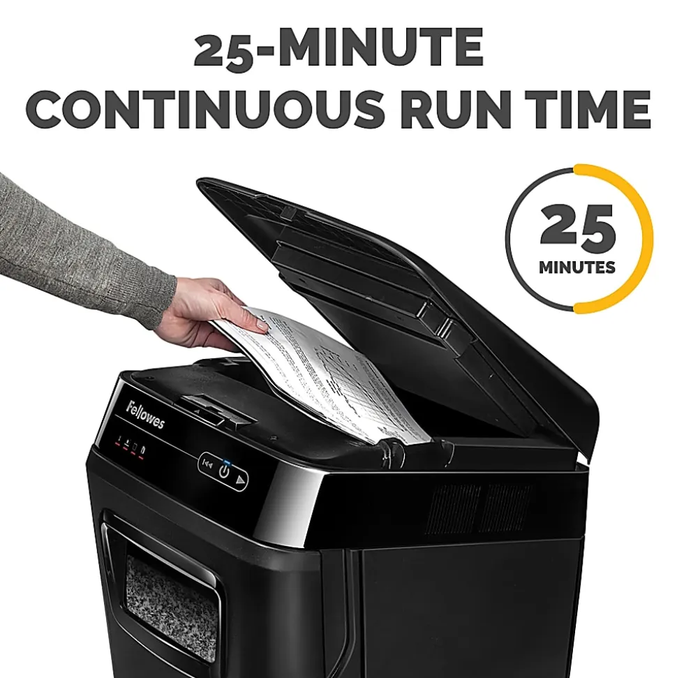 Fellowes® AutoMax 200M 200 Sheet Micro-Cut Shredder, 4656201