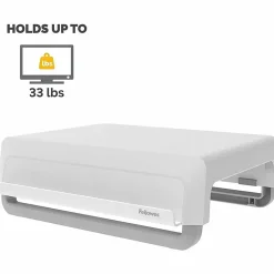 Fellowes Breyta Monitor Stand - White - White - For Monitor