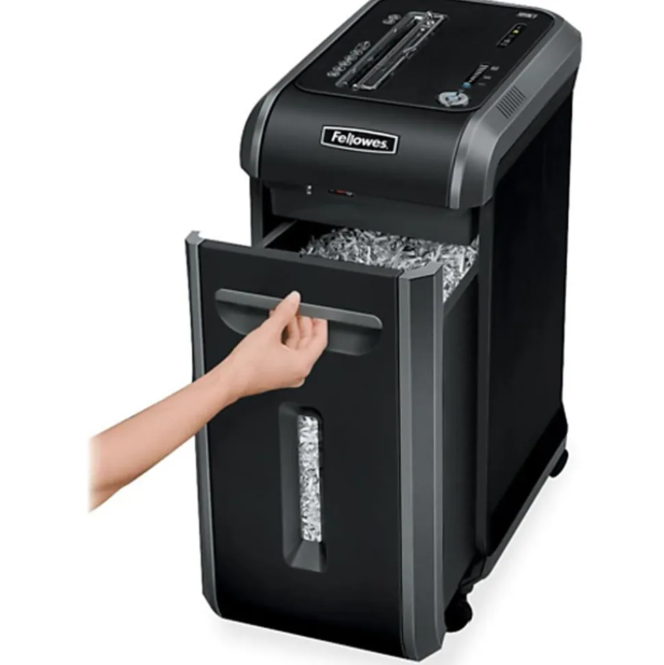 Fellowes® 99Ci 100% Jam Proof Cross Cut 18-Sheet Home Office Paper Shredder with SafeSense®, Black