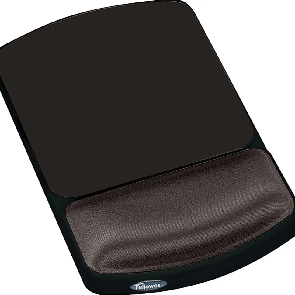 Fellowes® Gel Wrist Rest/Mouse Pad, Graphite