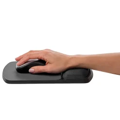 Fellowes® Gel Wrist Rest/Mouse Pad, Graphite