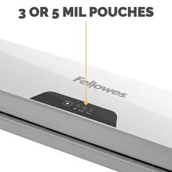 Fellowes® Halo™ 125 Thermal  Laminator With 25 ImageLast Pouches, 12-1/2" Width, White